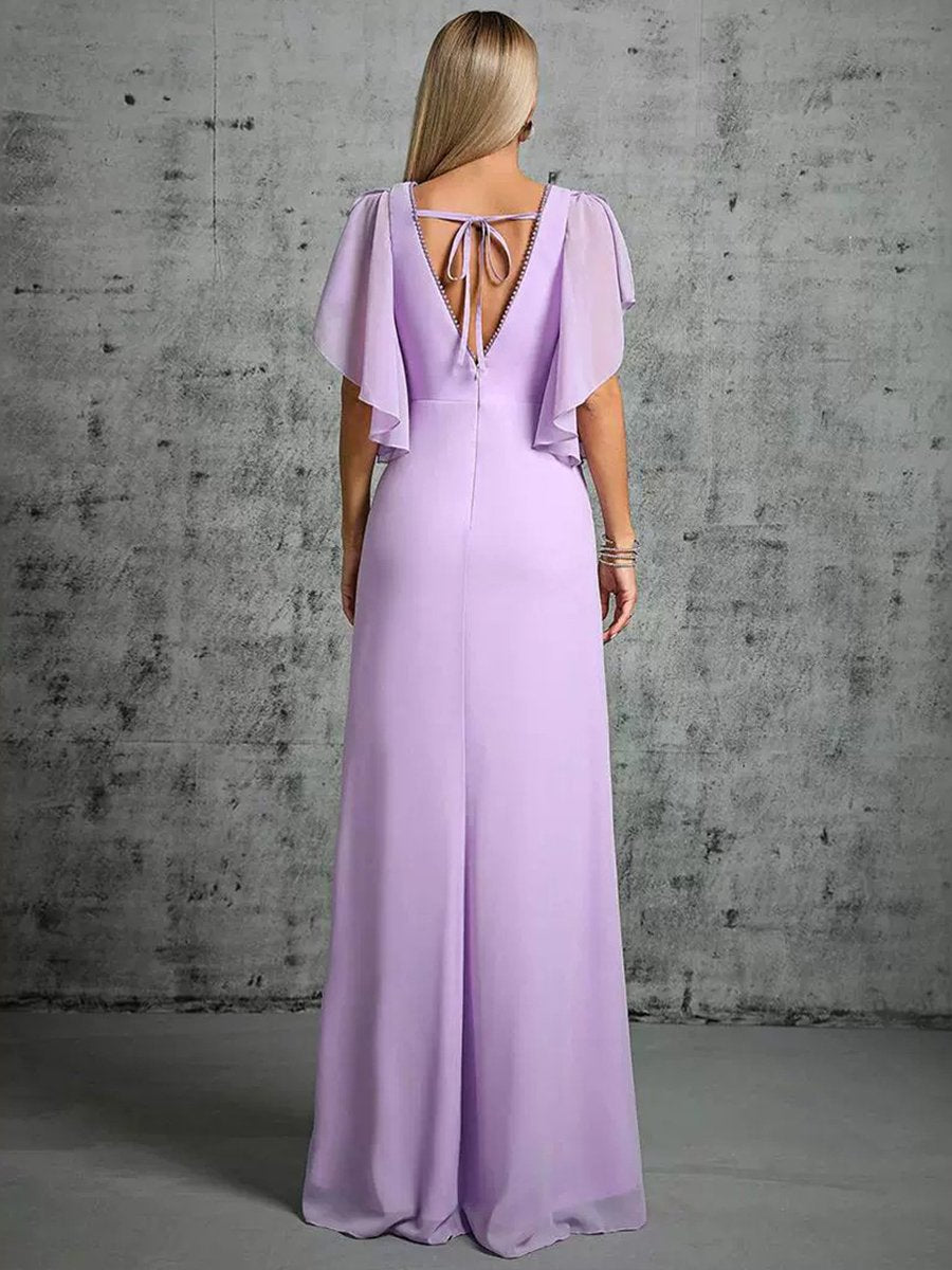 Slim Fit V-neck Dress