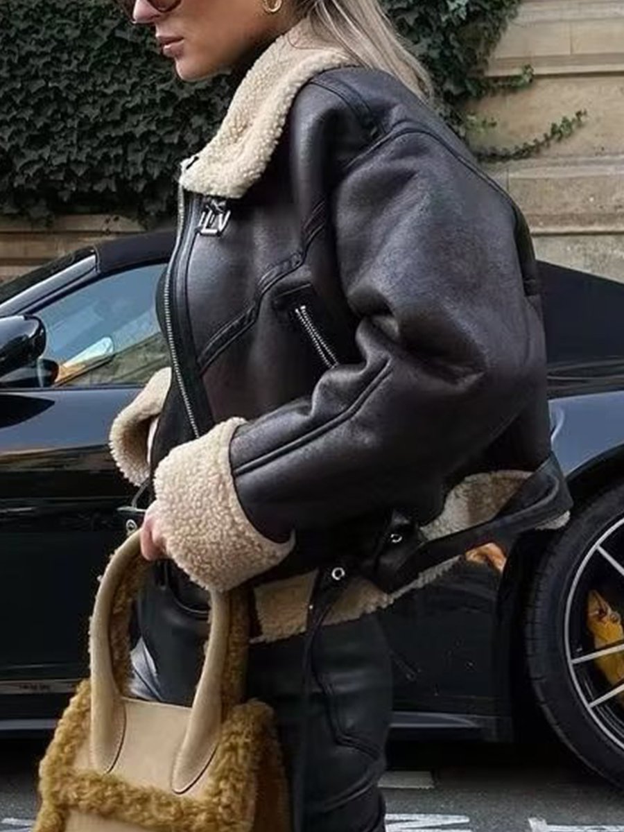 Timeless Shearling Jacket Effortless Style Meets Cold Weather Comfort